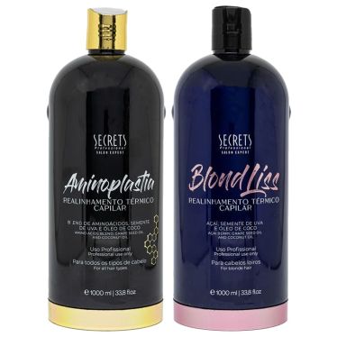 Secrets Kit Assorted Aminoplastia and Blond Liss 6 Products
