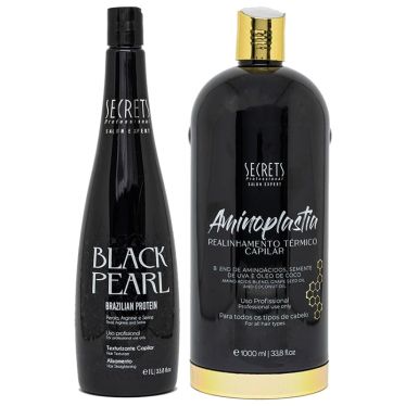 Secrets Kit Assorted Black Pearl and Aminoplastia 6 Products