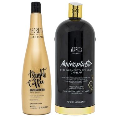 Secrets Kit Assorted Bright Coffee and Aminoplastia 6 Products