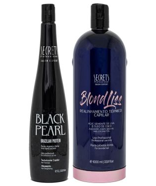Secrets Kit Assorted Black Pearl and Blond Liss 6 Products